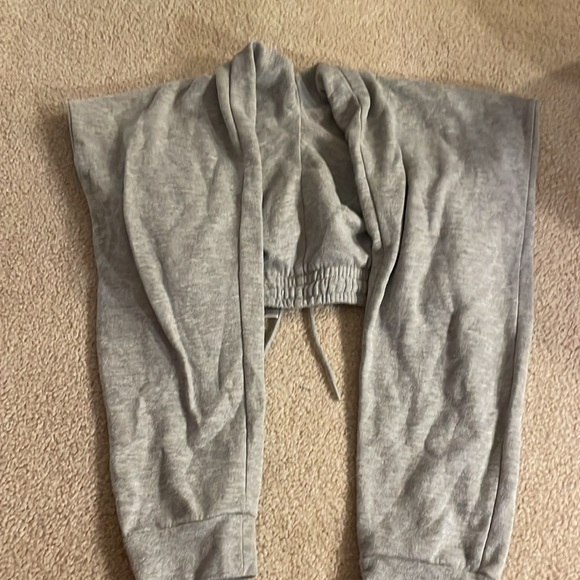 Grey Adidas sweatpants| size:US Small | lightly used - Picture 2 of 2